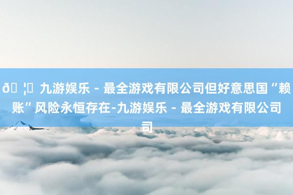 🦄九游娱乐 - 最全游戏有限公司但好意思国“赖账”风险永恒存在-九游娱乐 - 最全游戏有限公司